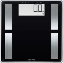 Leifheit Soehnle Analyse Connect-personenweegschale Shape Sense Connect 50 Met Bluetooth® - 8 Personene - Zwart - Tot 180 Kg - Incl. Batterijen