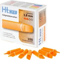 HT One Veiligheidslancetten 1,8 Mm – 100 Stuks -MEDISANA Shop 1198x1200 18