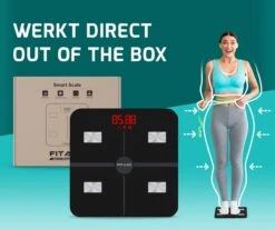 FITAGE WiFi Personenweegschaal - Weegschaal Met 17x Lichaamsanalyse - Vetpercentagemeter - FITAGE App -MEDISANA Shop 1200x1000 1