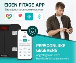 FITAGE Personenweegschaal - Weegschaal Met 17x Lichaamsanalyse - Vetpercentagemeter - FITAGE App 19 FITAGE Personenweegschaal - Weegschaal Met 17x Lichaamsanalyse - Vetpercentagemeter - FITAGE App -MEDISANA Shop 1200x1000 14