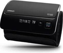 OMRON EVOLV Bloeddrukmeter Bovenarm - Blood Pressure Monitor Met Hartslagmeter - Aanbevolen Door Hartstichting - Onregelmatige Hartslag - Met Mobiele App - Klinisch Gevalideerd - 22 Tot 42 Cm Manchet – 3 Jaar Garantie -MEDISANA Shop 1200x1012 1