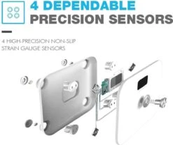 Beepower - Mini Personenweegschaal - Self Powered - Compact - Wit -MEDISANA Shop 1200x1012