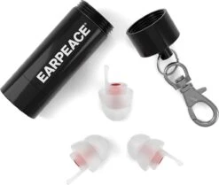 EarPeace Music Festival Oordopjes - Partyplug - Gehoorbescherming Voor Muziek, DJ’s, Festivals, Werk Of Vliegtuig - Betrouwbare En Herbruikbare Oordoppen - Earplugs Met Opbergcase - Zwart -MEDISANA Shop 1200x1017 2