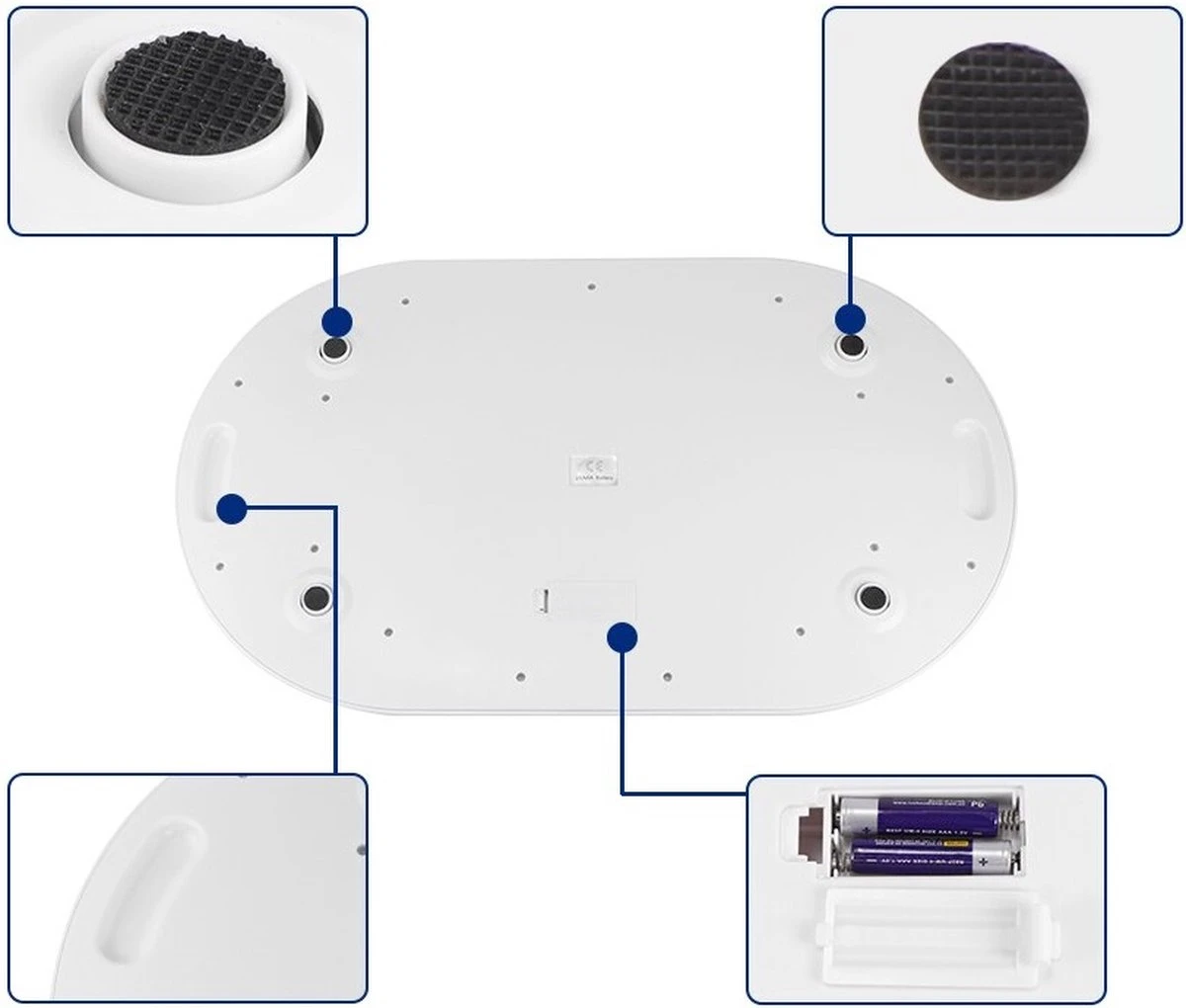 A&K Baby Weegschaal - Digitaal - Multifunctioneel - Babyweegschaal - Inclusief Batterijen – Personenweegschaal - Dierenweegschaal - Roze 6 A&K Baby Weegschaal - Digitaal - Multifunctioneel - Babyweegschaal - Inclusief Batterijen – Personenweegschaal - Dierenweegschaal - Roze - Afbeelding 4