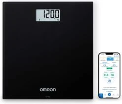 OMRON HN300T2 Intelli IT Personenweegschaal - Slimme Weegschaal Met BMI Meeting - Smart Scale - Met Mobiele App – Zwart -MEDISANA Shop 1200x1021