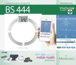 Medisana BS444 Connect - Lichaamsanalyseweegschaal - Wit -MEDISANA Shop 1200x1033