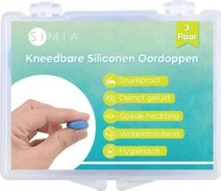 SIMIA™ Premium Siliconen Kneedbare Oordoppen Tegen Geluidsoverlast - 6 Stuks -MEDISANA Shop 1200x1040 3