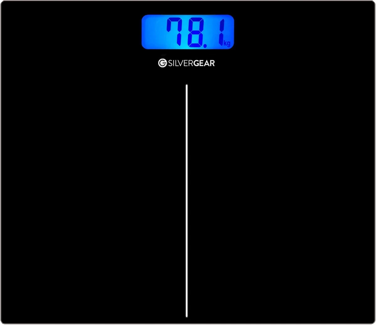 Silvergear® Personenweegschaal Digitaal - Weegschaal - Makkelijk Op Te Bergen - Verlicht LCD Scherm - Zwart 3 Silvergear® Personenweegschaal Digitaal - Weegschaal - Makkelijk Op Te Bergen - Verlicht LCD Scherm - Zwart