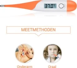 Thermometer Lichaam - Koorts - Koortsthermometer Voor Volwassenen - Oranje - Incl. Opbergcase En Handleiding! -MEDISANA Shop 1200x1055 2