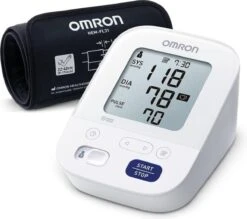 OMRON X3 Comfort Bloeddrukmeter Bovenarm - Aanbevolen Door Hartstichting - Blood Pressure Monitor Met Hartslagmeter – Onregelmatige Hartslag - 22 Tot 42 Cm Manchet – 3 Jaar Garantie -MEDISANA Shop 1200x1062 3