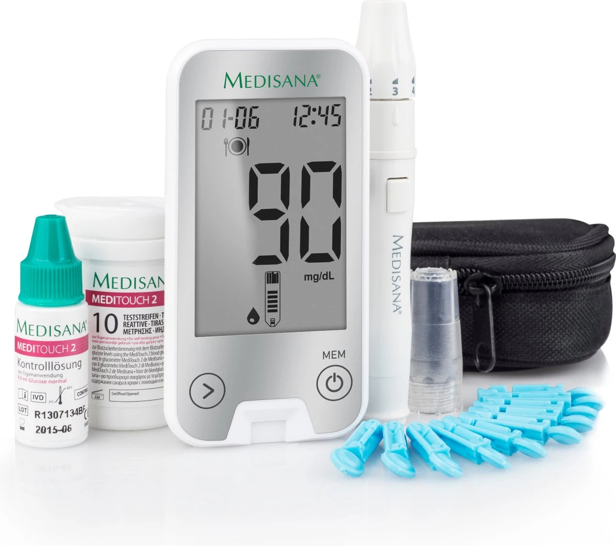 Medisana MediTouch 2 DUAL Connect Bloedsuikermeter 5 Medisana MediTouch 2 DUAL Connect Bloedsuikermeter - Afbeelding 3
