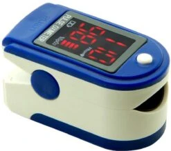 Contec CMS50DL Saturatiemeter Professioneel Beste Getest - Blauw