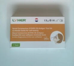 25 Stuks LYHER®-antigeen Zelftest - Corona Zelftest - 25stuks - Kort Wattenstaafje - Goedgekeurd Door Het RIVM -MEDISANA Shop 1200x1072 1