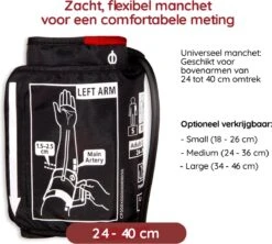 Rossmax Z1 - Bloeddrukmeter Bovenarm Hartstichting - Klinisch Gevalideerd - Hartslagmeter - Onregelmatige Hartslag - Geheugen 90 Metingen - Gemiddelde 3 Metingen - Bewegingsdetectie - Incl. Opbergzak En Batterijen - Manchet 22 - 40 Cm -MEDISANA Shop 1200x1080