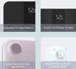 Skala Weegschaal Met Lichaamsanalyse - Digitale Personenweegschaal - Zwart -MEDISANA Shop 1200x1085