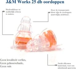 Merkloos J&M Oordoppen Gehoorbescherming 25 DB Voor Festivals, Muziek, Uitgaan En Concerten- Partyplugs- Incl. Waterdichte Opbergkoker Met Handige Sleutelclip- Muziekfilter- Werken Of Studeren- Slapen- Transparant -MEDISANA Shop 1200x1086 3