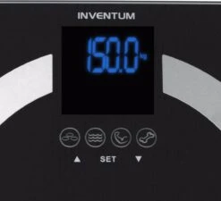 Inventum PW720ZW - Personenweegschaal - 8 Gebruikers - Tot 150 Kg - Zwart/RVS -MEDISANA Shop 1200x1092 1