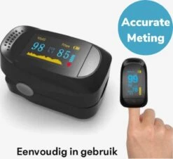 Professionele Saturatie En Hartslagmeter - Digitale Oled Zuurstofmeter - Oximeter - Bloedzuurstofmeter -MEDISANA Shop 1200x1097 2