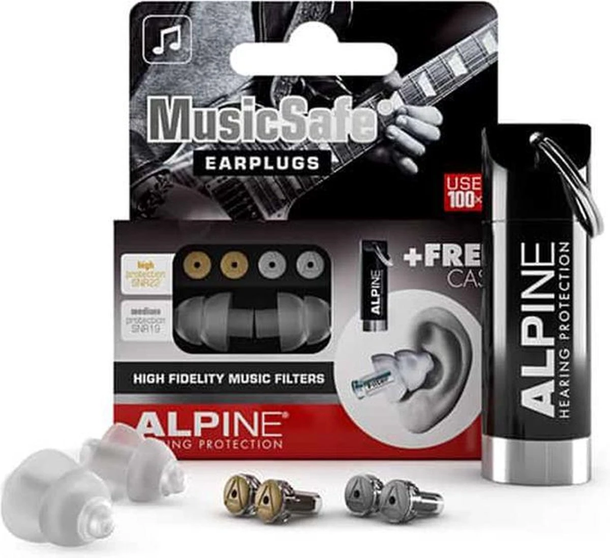 Alpine MusicSafe Classic - Muzikanten Oordoppen - Verwisselbare Filters - 1 Paar 3 Alpine MusicSafe Classic - Muzikanten Oordoppen - Verwisselbare Filters - 1 Paar