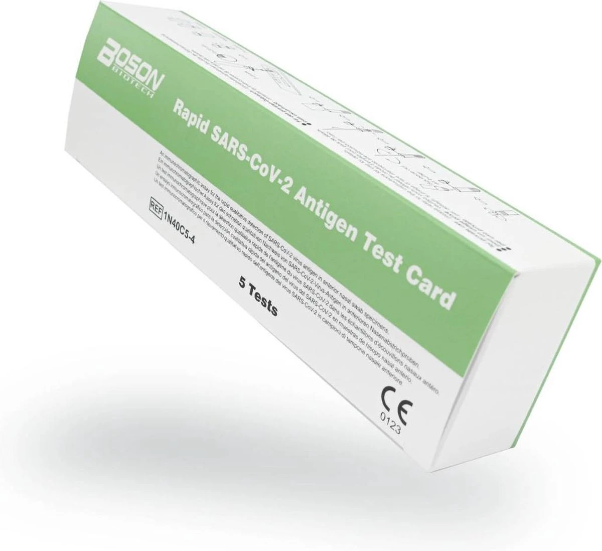 5 Stuks BOSON ZELFTEST SINGLE PACKED Corona (Covid 19) Corona Zelftest - Rapid SARS-CoV-2 Antigen Test Card (neustest) 5 Stuks 4 5 Stuks BOSON ZELFTEST SINGLE PACKED Corona (Covid 19) Corona Zelftest - Rapid SARS-CoV-2 Antigen Test Card (neustest) 5 Stuks - Afbeelding 2