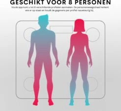 Achaté Slimme Weegschaal Met App - 12 Lichaamsanalyses - Smart Personenweegschaal - 8 Gebruikers - Incl Batterij - Wit 15 Achaté Slimme Weegschaal Met App - 12 Lichaamsanalyses - Smart Personenweegschaal - 8 Gebruikers - Incl Batterij - Wit -MEDISANA Shop 1200x1101