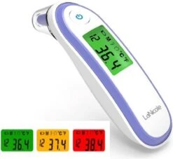LaNicole®-Infrarood- Oor-voorhoofd-thermometer-Grijs Kleur-Koortsthermometer-kinderen-baby- Volwassen -MEDISANA Shop 1200x1101 4