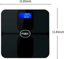 Naisidier - Smart Bluetooth Weegschaal (IOS, Android) - Personenweegschaal - Digitaal Bluetooth Weegschaal - Verlicht LCD Scherm - Zwart -MEDISANA Shop 1200x1103 2