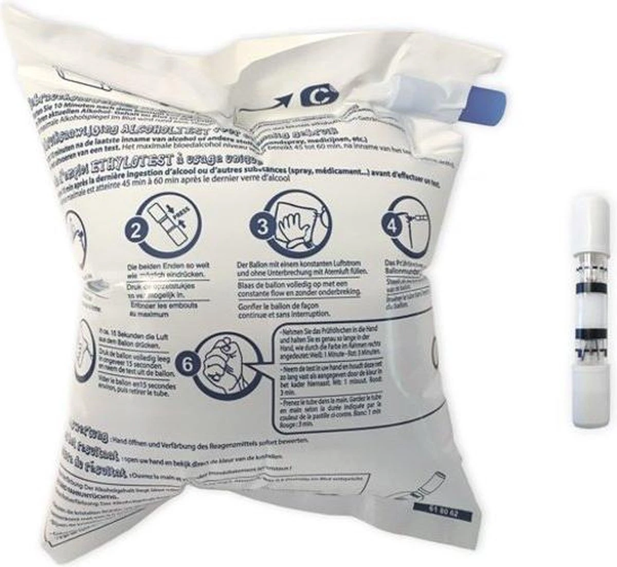 Alcoholtester - 2 Stuks Wegwerp Ademtester Blaastest Geschikt Voor Frankrijk NF Keurmerk Chroomvrij - Voldoet Aan De LAATSTE Franse Kwaliteitsnorm 9 Alcoholtester - 2 Stuks Wegwerp Ademtester Blaastest Geschikt Voor Frankrijk NF Keurmerk Chroomvrij - Voldoet Aan De LAATSTE Franse Kwaliteitsnorm - Afbeelding 7