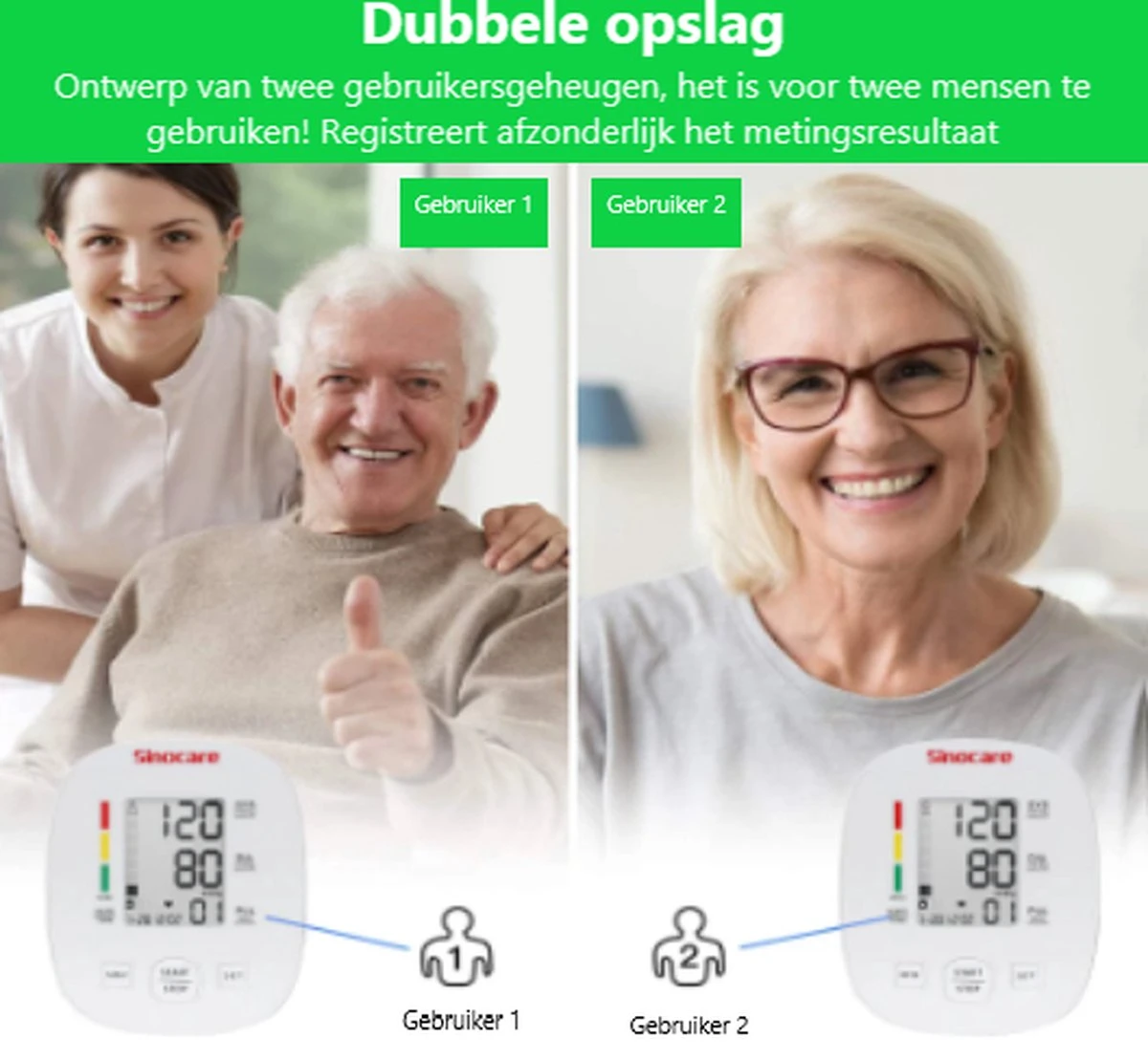 Professionele Bloeddrukmeter Bovenarm - Blood Pressure Monitor - Klinisch Gevalideerd - 22 Tot 42 Cm Manchet 7 Professionele Bloeddrukmeter Bovenarm - Blood Pressure Monitor - Klinisch Gevalideerd - 22 Tot 42 Cm Manchet - Afbeelding 5