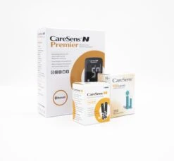 CareSens N Premier Glucosemeter Voordeelpakket (60 Test Strips & 110 Lancetten)