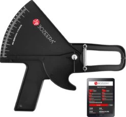BOZEERA Huidplooimeter PRO - Vetmeter PRO - Vetpercentagemeter PRO - Inclusief Software Video Uitleg En Nederlandse Handleiding