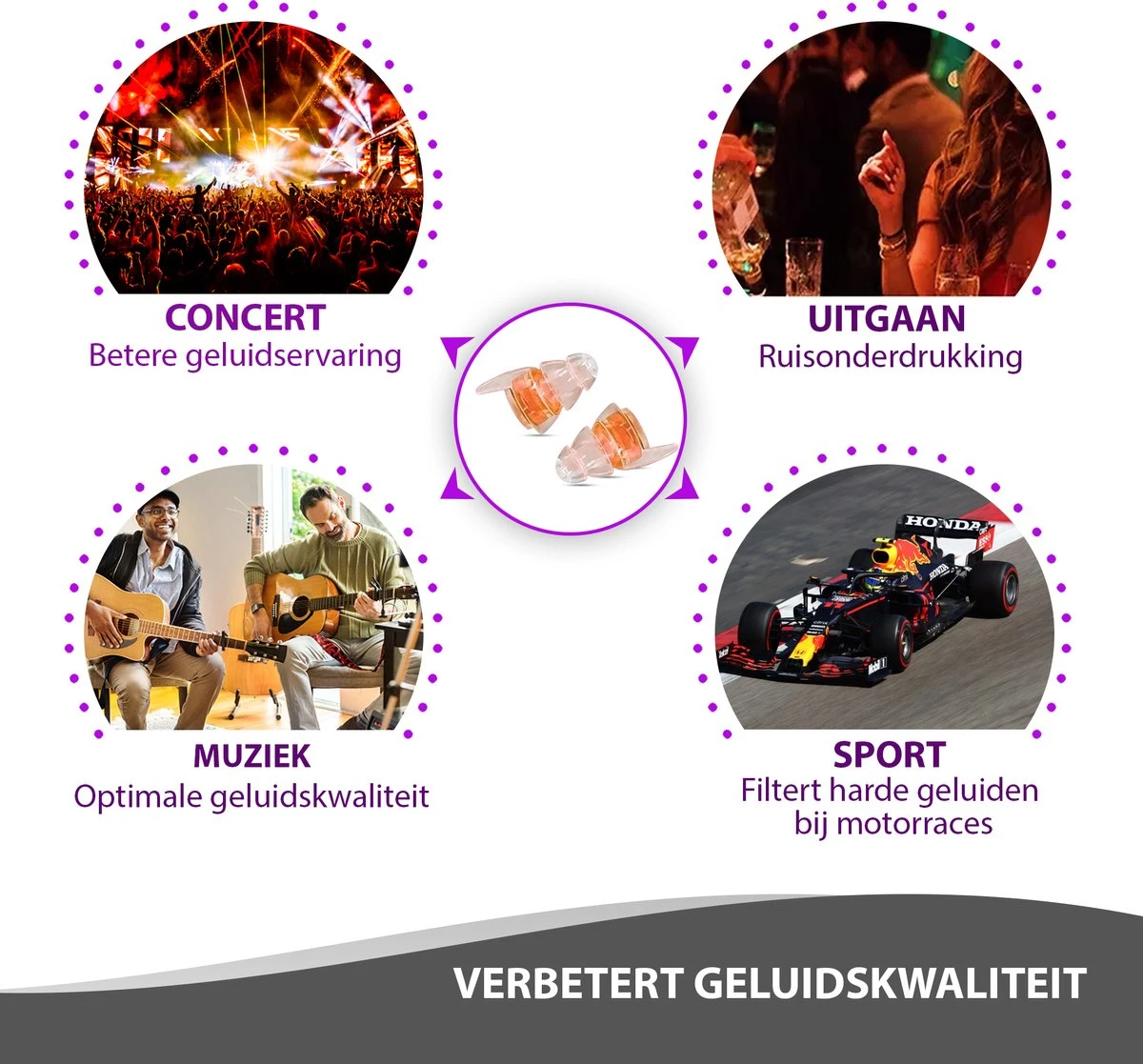 SleepCore® - Gehoorbescherming – Muziek – Festival – Concert – Uitgaan – Ruis – Lawaai - Hoge Demping – Earplugs – Studeren – Geluidsoverlast - Sound Plugs – Sound – Geluid – Disco - Discotheek - Club - Party 8 SleepCore® - Gehoorbescherming – Muziek – Festival – Concert – Uitgaan – Ruis – Lawaai - Hoge Demping – Earplugs – Studeren – Geluidsoverlast - Sound Plugs – Sound – Geluid – Disco - Discotheek - Club - Party - Afbeelding 6
