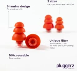 Pluggerz Earplugs Road - Motor Oordoppen - Veilig Genieten Op De Motor - Verkeerssignalen Wel Hoorbaar -MEDISANA Shop 1200x1119 4