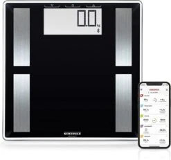 Leifheit Soehnle Analyse Connect-personenweegschale Shape Sense Connect 50 Met Bluetooth® - 8 Personene - Zwart - Tot 180 Kg - Incl. Batterijen -MEDISANA Shop 1200x1120 1