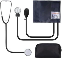 Handmatige Bloeddrukmeter Bovenarm Met Stethoscoop In Zwart Etui -MEDISANA Shop 1200x1120 2