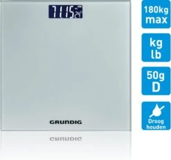 Grundig Weegschaal - Digitale Personenweegschaal - Van 2 Kg Tot 180 Kg - Grijs -MEDISANA Shop 1200x1120