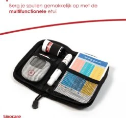 Sinocare Safe AQ Smart - Professionele Glucosemeter - Mmol/L - Inclusief 100 Teststrips & 100 Naalden - Diabetes Meter -MEDISANA Shop 1200x1121 6