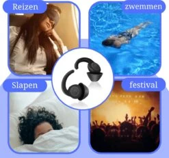 STARMAN Slaap Oordoppen – Oordopjes Slapen – Sleep Plugs – Anti-Snurk – Earplugs – Festival Oordopjes – Gehoorbescherming – Party Plugs – Hoge Geluidsdemping (35dB) – BPA Vrije Siliconen – Zwart -MEDISANA Shop 1200x1122 3