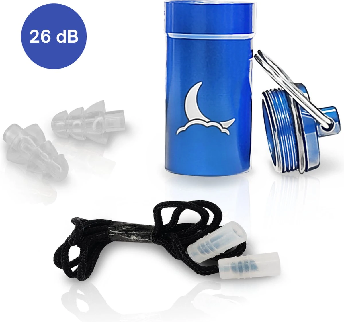 Oordoppen - Earplugs Voor Slapen - Partyplugs - 26 DB - Opbergdoosje Met Sleutelhanger - Anti-verlies Touwtje - Voor Concert, Slapen En Luide Omgeving 12 Oordoppen - Earplugs Voor Slapen - Partyplugs - 26 DB - Opbergdoosje Met Sleutelhanger - Anti-verlies Touwtje - Voor Concert, Slapen En Luide Omgeving - Afbeelding 10