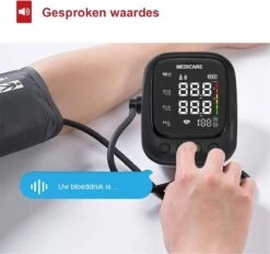 Medicare Bloeddrukmeter Bovenarm Met Spraakfunctie - Groot LED Scherm - Draagband - Zwart 15 Medicare Bloeddrukmeter Bovenarm Met Spraakfunctie - Groot LED Scherm - Draagband - Zwart -MEDISANA Shop 1200x1125 5