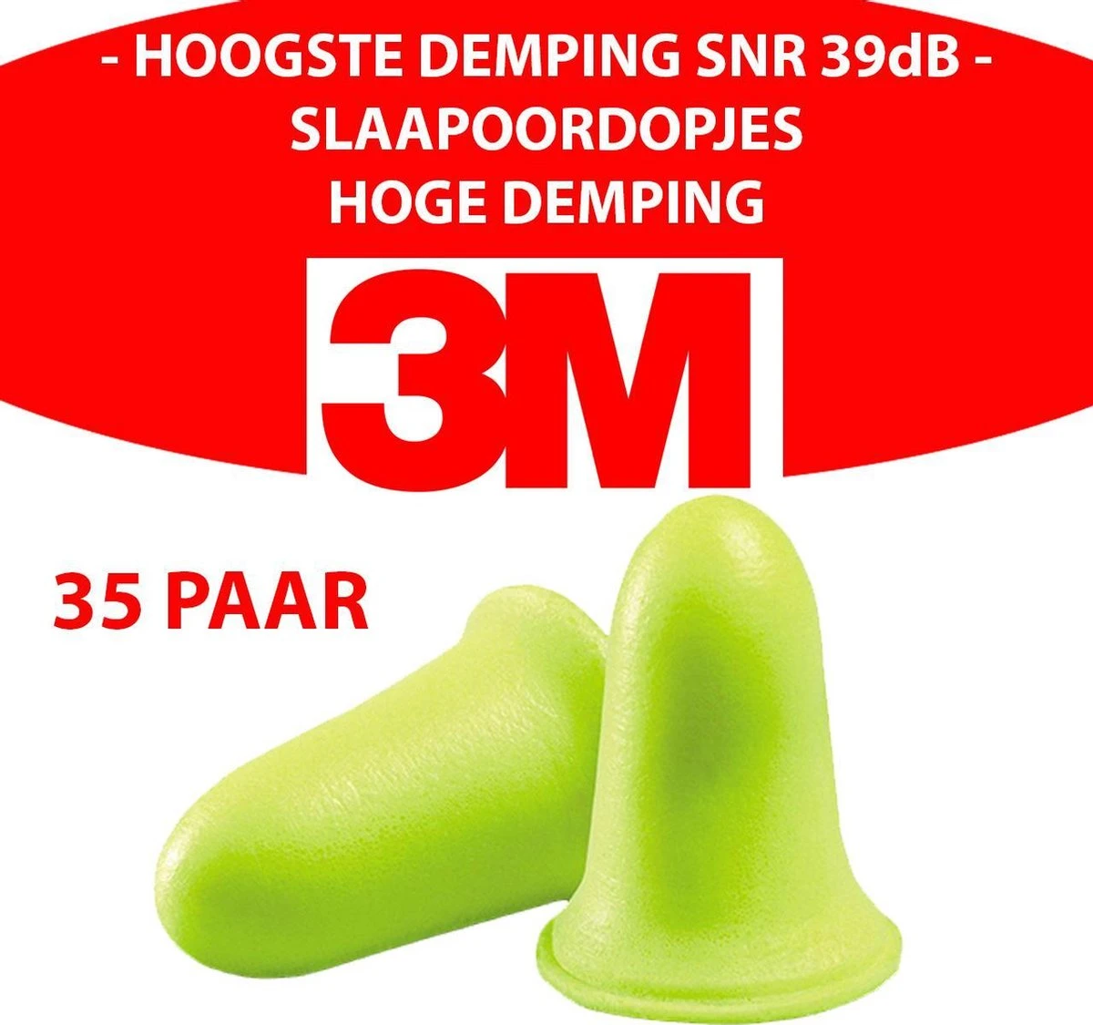 3M Ear Soft Fx - Hoogste Demping Slaapoordoppen 35 Setjes - Earplugs 3 3M Ear Soft Fx - Hoogste Demping Slaapoordoppen 35 Setjes - Earplugs