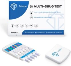 Telano Multidrugstest 10 - Urine Drugstest Test Op 10 Soorten Drugs - 10 Stuks -MEDISANA Shop 1200x1126 9