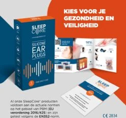 SleepCore® - 14x Slaap Oordopjes - Snurken - Siliconen Slaapoordoppen - Zwem Oordoppen - Slapen - Geluidsoverlast - Sound Plugs - Anti Snurk - Slaaphulp - Geluid Studeren Gehoorbescherming Earplugs Lawaai Waterdicht Hoge Demping Kneedbare Geluiddicht -MEDISANA Shop 1200x1129 3