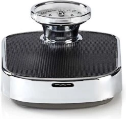 Nedis Personenweegschaal | Analoog | Zwart | Rubber | Antislip Weegplateau | Maximaal Weegvermogen: 160 Kg -MEDISANA Shop 1200x1135 1