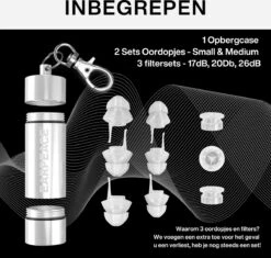 EarPeace Music PRO High Fidelity Festival Oordopjes - Gehoorbeschermende Oordopjes Voor Muzikanten, Festivals En Luide Evenementen - Gepatenteerde Ruisonderdrukkende Partyplug - Hoge Bescherming 20dB 15 EarPeace Music PRO High Fidelity Festival Oordopjes - Gehoorbeschermende Oordopjes Voor Muzikanten, Festivals En Luide Evenementen - Gepatenteerde Ruisonderdrukkende Partyplug - Hoge Bescherming 20dB -MEDISANA Shop 1200x1142 8