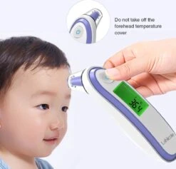 LaNicole®-Infrarood- Oor-voorhoofd-thermometer-Grijs Kleur-Koortsthermometer-kinderen-baby- Volwassen -MEDISANA Shop 1200x1149 1