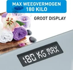 Grundig Weegschaal - Digitale Personenweegschaal - Van 2 Kg Tot 180 Kg - Grijs -MEDISANA Shop 1200x1150