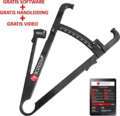 BOZEERA Huidplooimeter - Vetmeter - Vetpercentagemeter - Inclusief Software Video Uitleg En Nederlandse Handleiding 18 BOZEERA Huidplooimeter - Vetmeter - Vetpercentagemeter - Inclusief Software Video Uitleg En Nederlandse Handleiding -MEDISANA Shop 1200x1160 3