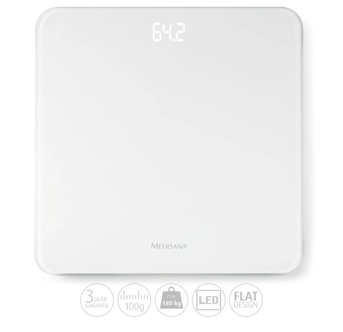 Medisana PS 435 - Personenweegschaal - Wit 14 Medisana PS 435 - Personenweegschaal - Wit - Afbeelding 12