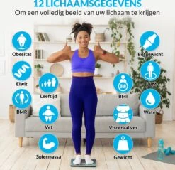 MM Brands Personen Weegschaal - Digitale Slimme Weegschaal Met Lichaamsanalyse - Inclusief App 14 MM Brands Personen Weegschaal - Digitale Slimme Weegschaal Met Lichaamsanalyse - Inclusief App -MEDISANA Shop 1200x1162